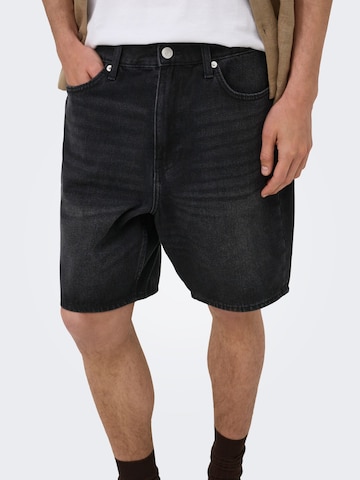 Loosefit Jean 'ONSFade' Only & Sons en noir
