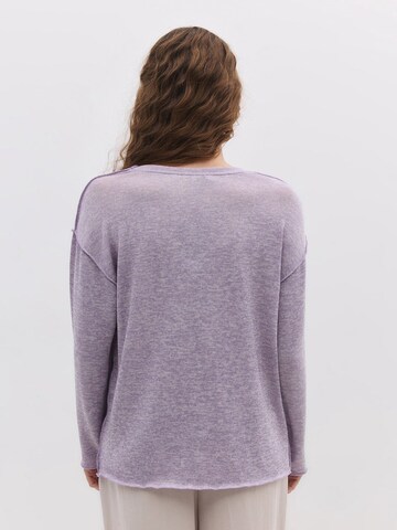 No Matter What Oversized Sweater in Purple
