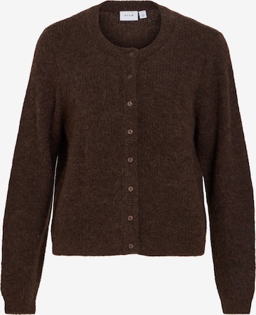 VILA Knit cardigan 'VILory' in Brown: front