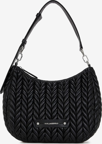 juoda Karl Lagerfeld Rankinė ant peties: priekis