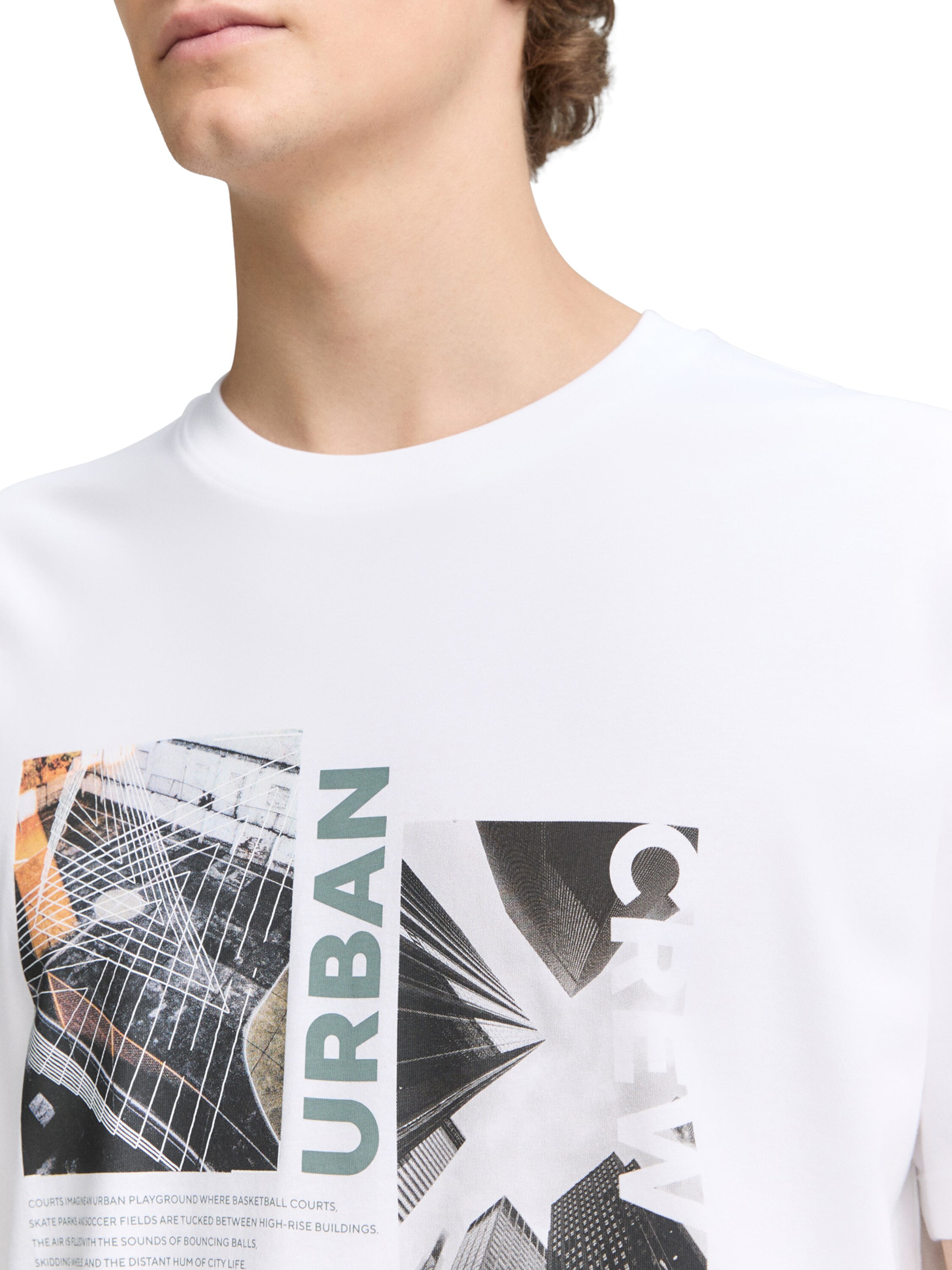 TOM TAILOR DENIM Shirt in White