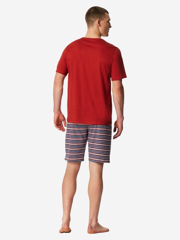 SCHIESSER Pyjama kort 'Casual Nightwear' in Rood