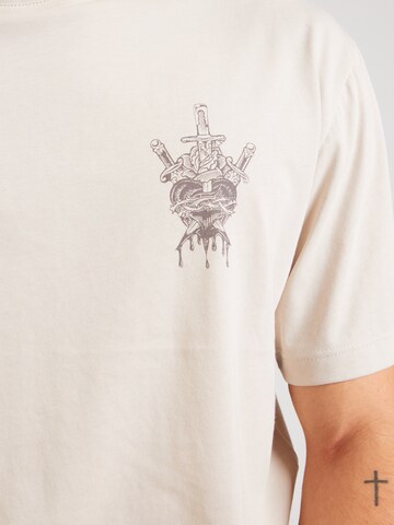 Only & Sons T-shirt 'ONSJEFF' i beige