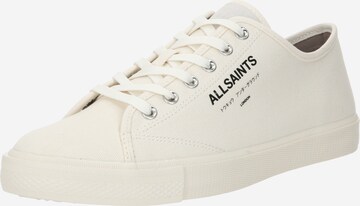 Sneaker bassa 'UNDERGROUND' di AllSaints in bianco: frontale