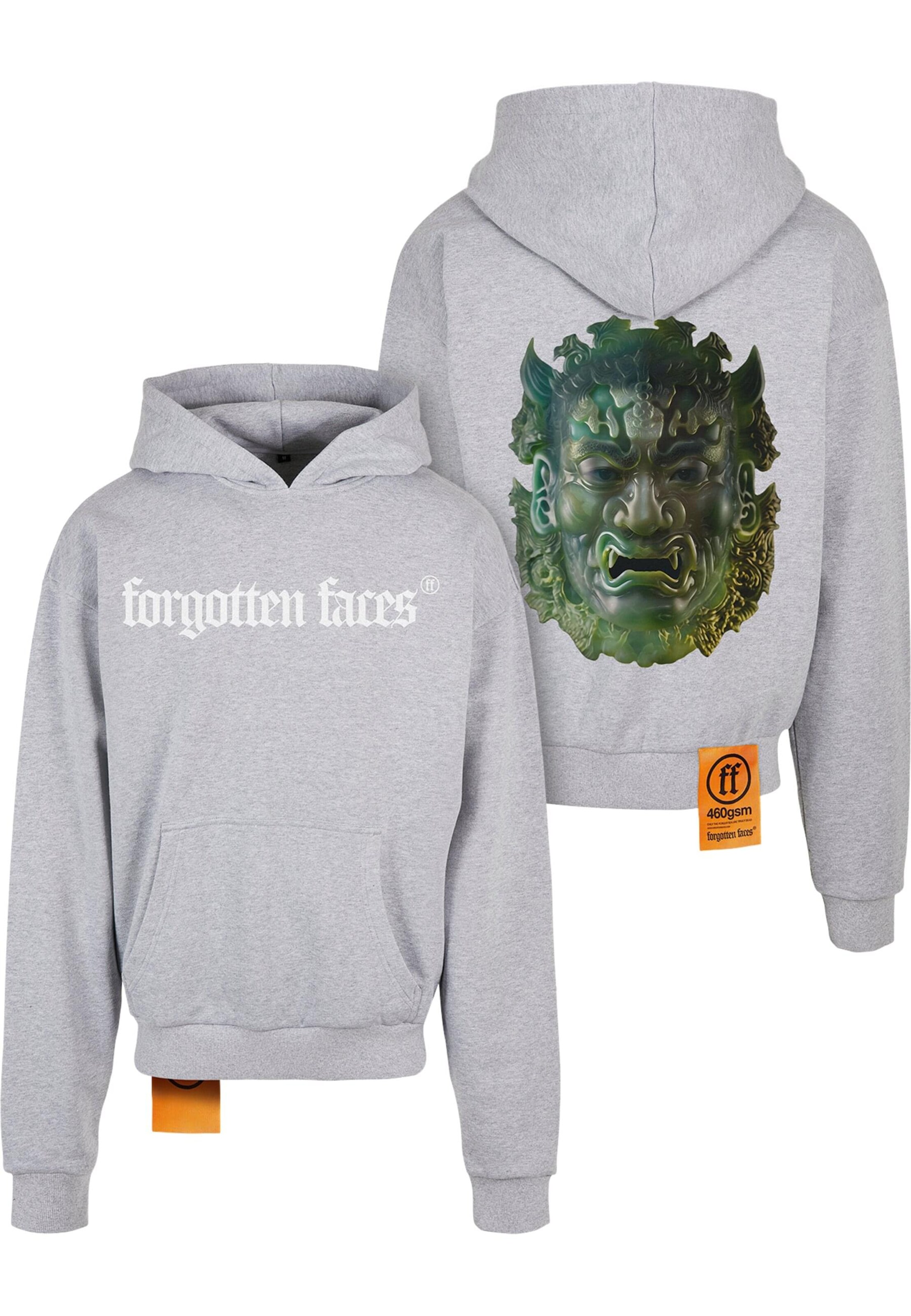 Forgotten Faces Mikina 'Jade Oni' – šedá