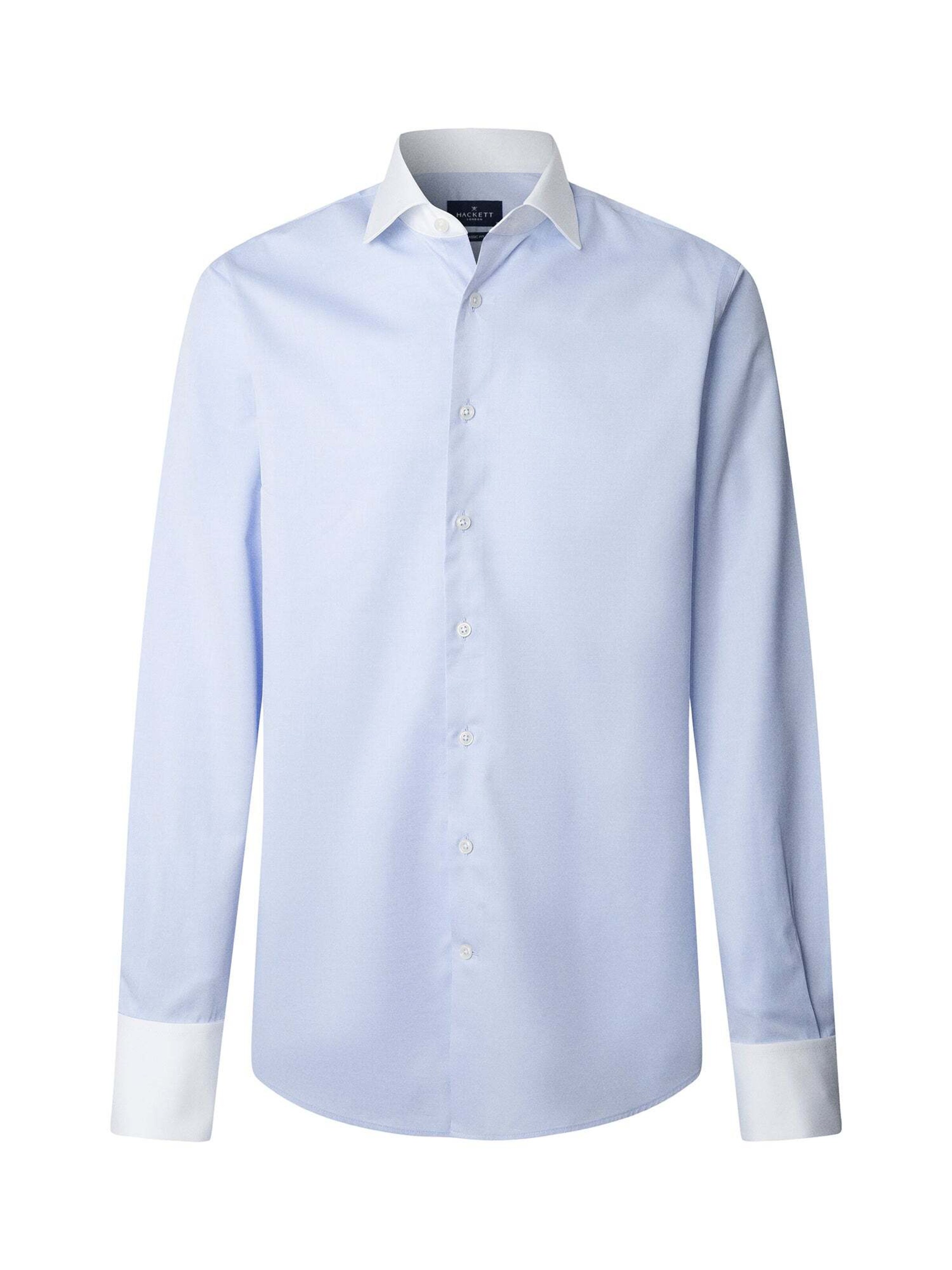 Hackett London Regular fit Zakelijk overhemd in Blauw: voorkant