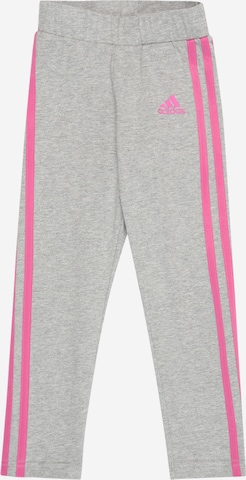 ADIDAS SPORTSWEAR Regular Sportbyxa 'Essentials 3-Stripes' i grå: framsida