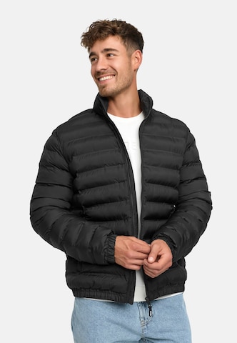 INDICODE JEANS Übergangsjacke 'Bjarne' in Schwarz