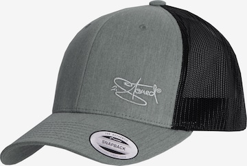 2Stoned Cap 'Flexfit Trucker Retro 2-Tone' in Grey: front