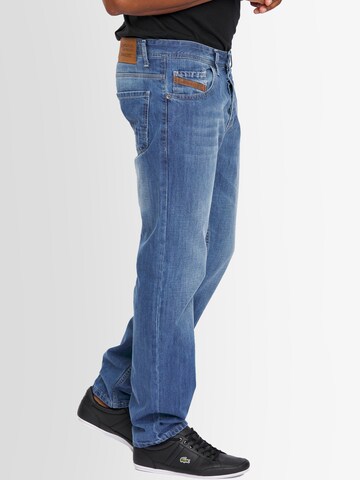 Alessandro Salvarini Loosefit Jeans in Blauw: voorkant