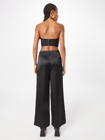 Wide Leg Pantalon NA-KD en noir