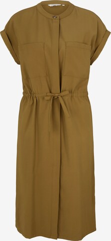 TOM TAILOR Shirt dress in Green: front