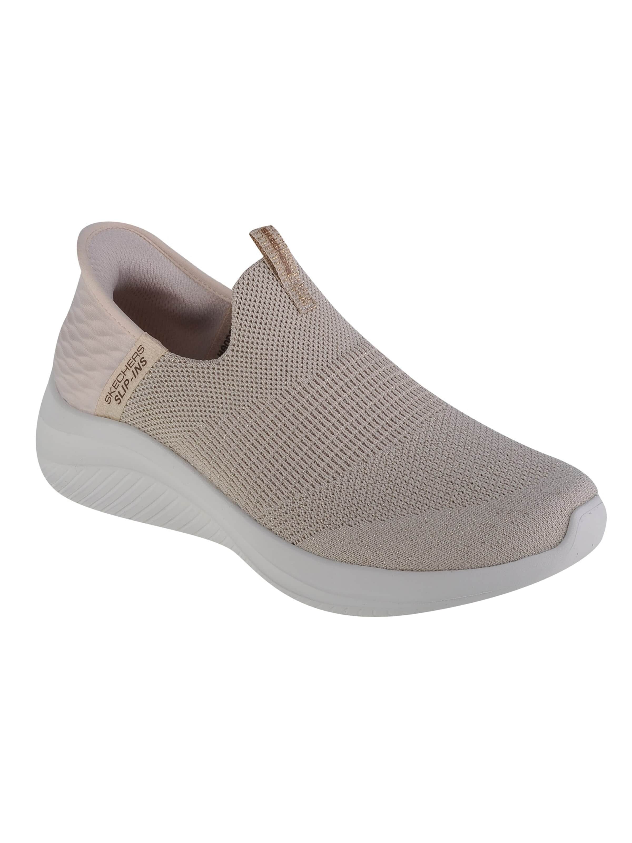 SKECHERS Slip-on 'Skechers Slip-Ins Ultra Flex 3.0 - Glitter Me' in Beige: front