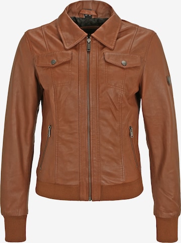 H.I.S Between-Season Jacket in Brown: front