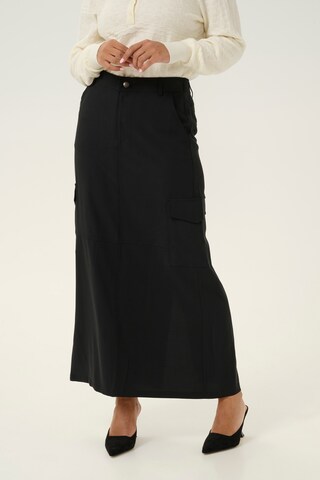 Cream Skirt 'Konca' in Black: front