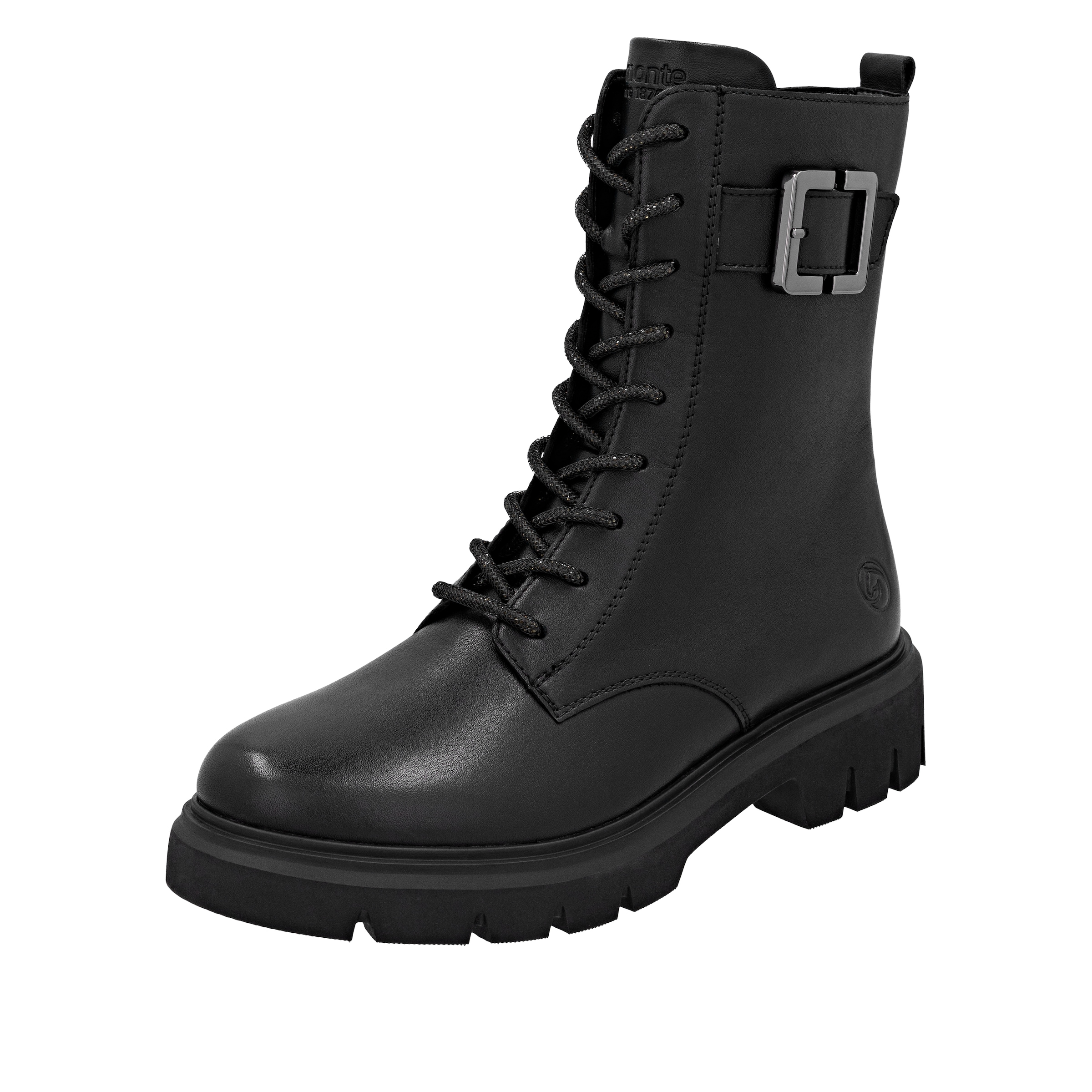 REMONTE Lace-up boot in Black: front