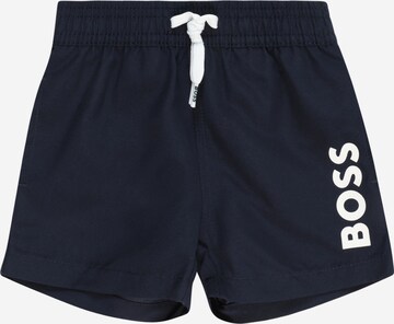 BOSS - Bermudas en azul: frente