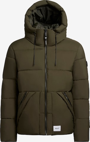 khujo Jacke ' BELA MATT ' in Grün: Vorderseite