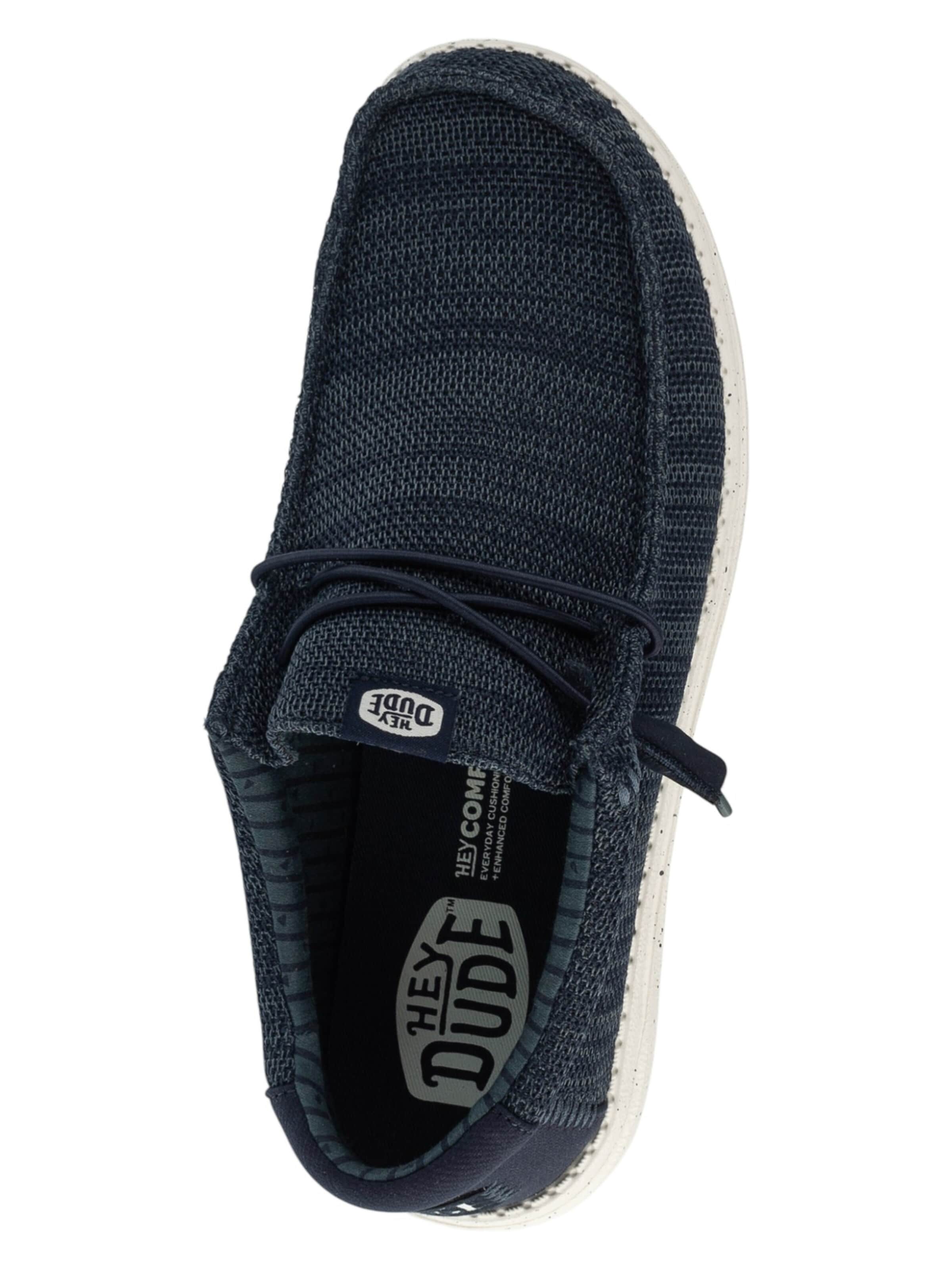Mocassin 'Wally Stretch Sox' HEY DUDE en bleu