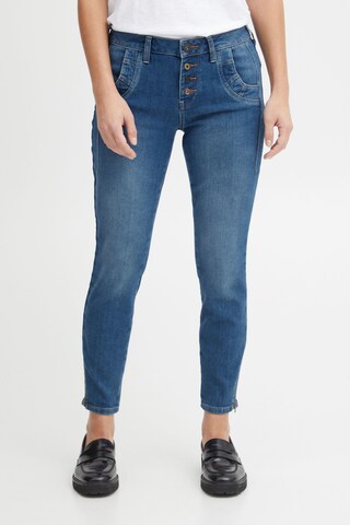 Loosefit Jeans 'Malvina' di PULZ Jeans in blu: frontale