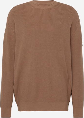 Calvin Klein Jeans Sweater in Brown: front