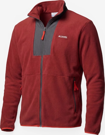 Jachetă fleece funcțională 'Sequoia Grove™ II' de la COLUMBIA pe roșu: față
