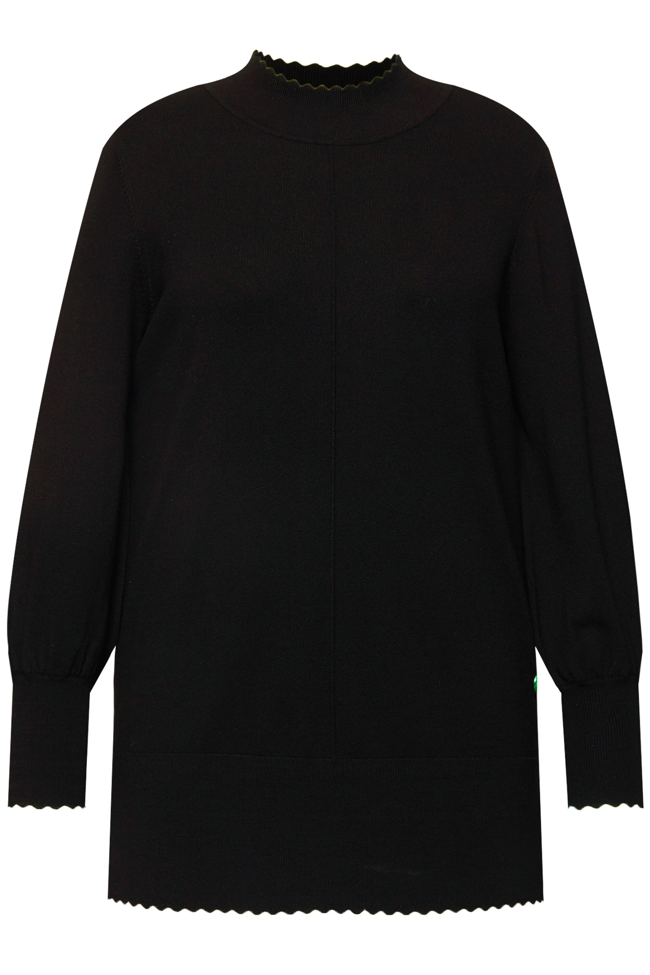 Ulla Popken Pullover in Schwarz: Vorderseite