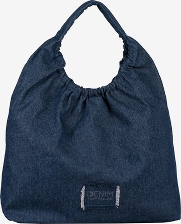 TOM TAILOR Shopper 'Leslie' in Blauw: voorkant