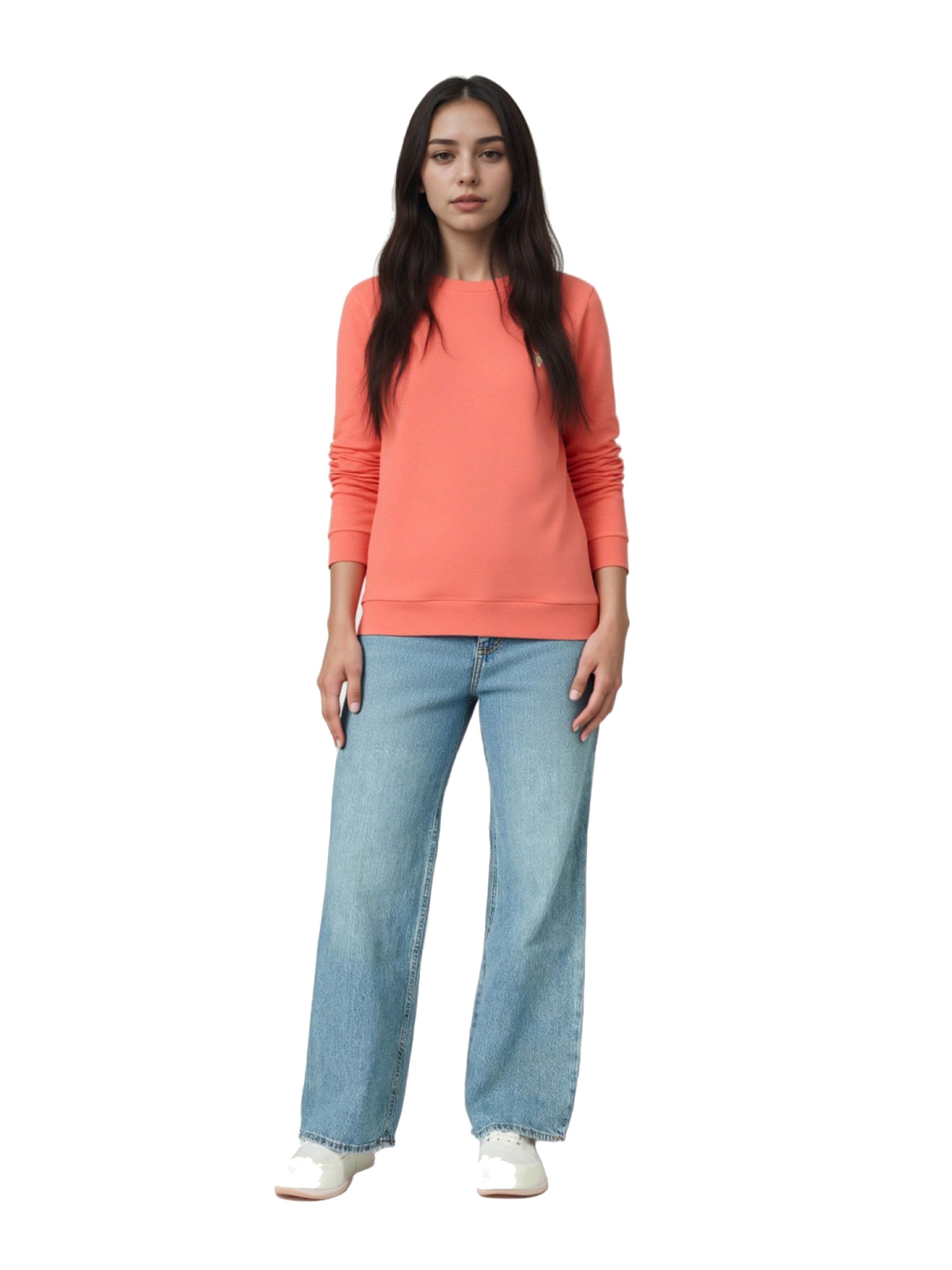 U.S. POLO ASSN. Sweatshirt in Orange