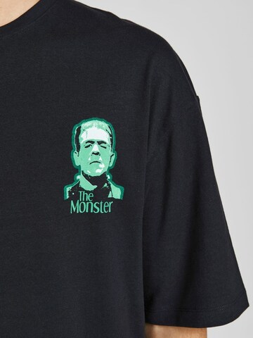 JACK & JONES Μπλουζάκι 'Frankenstein' σε μαύρο