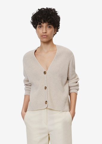 Cardigan Marc O'Polo en beige : devant