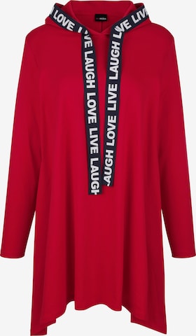 MIAMODA Sweatshirt in Red: front