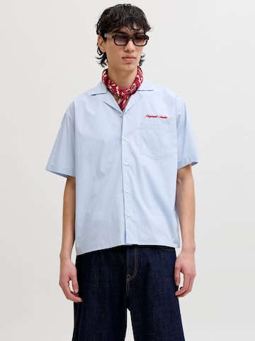 JACK & JONES Comfort Fit Hemd in Blau: Vorderseite