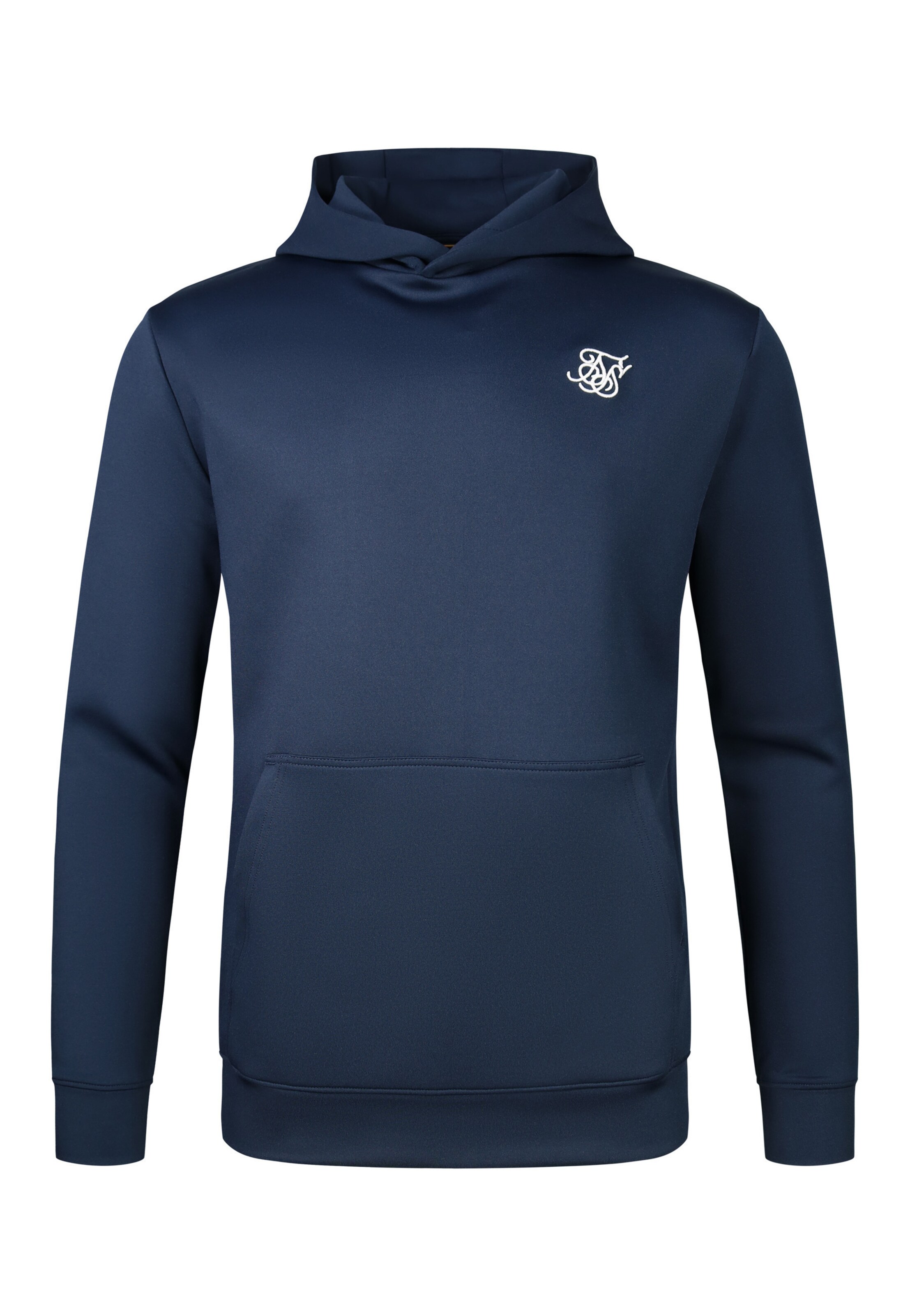 SikSilk Sweatshirt 'Essentials' in Blau: Vorderseite