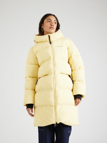 Manteau d’hiver 'NOMI' Didriksons en jaune : devant