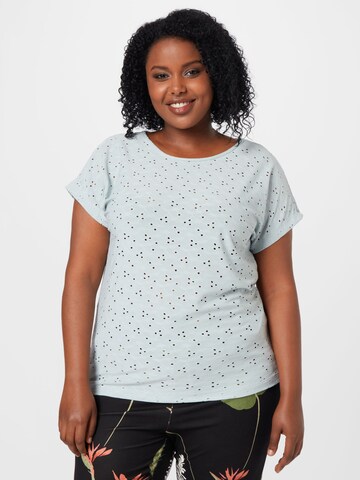 ONLY Carmakoma Shirt 'CARZABBY' in Blue: front
