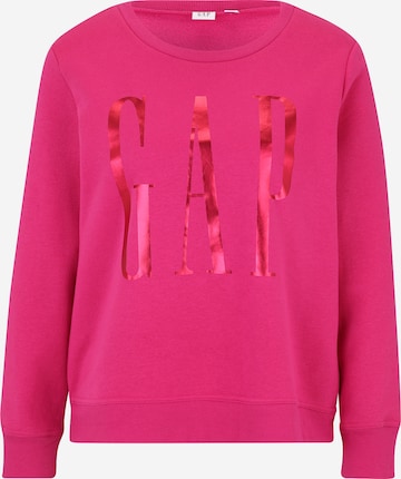 Sweat-shirt Gap Petite en rose : devant