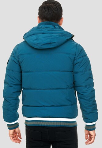 INDICODE JEANS Winter Jacket 'Marlon' in Blue