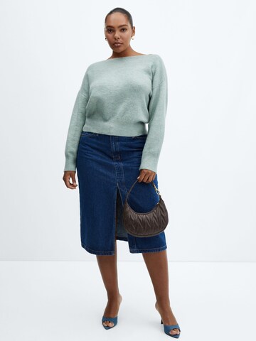 MANGO Sweater 'ATITIT' in Green: front