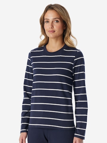 SCHIESSER Slaapshirt 'Mix & Relax' in Blauw
