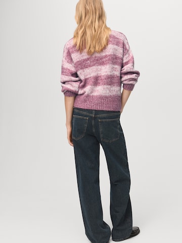 MANGO Oversize pulóver 'Sunyside' - rózsaszín