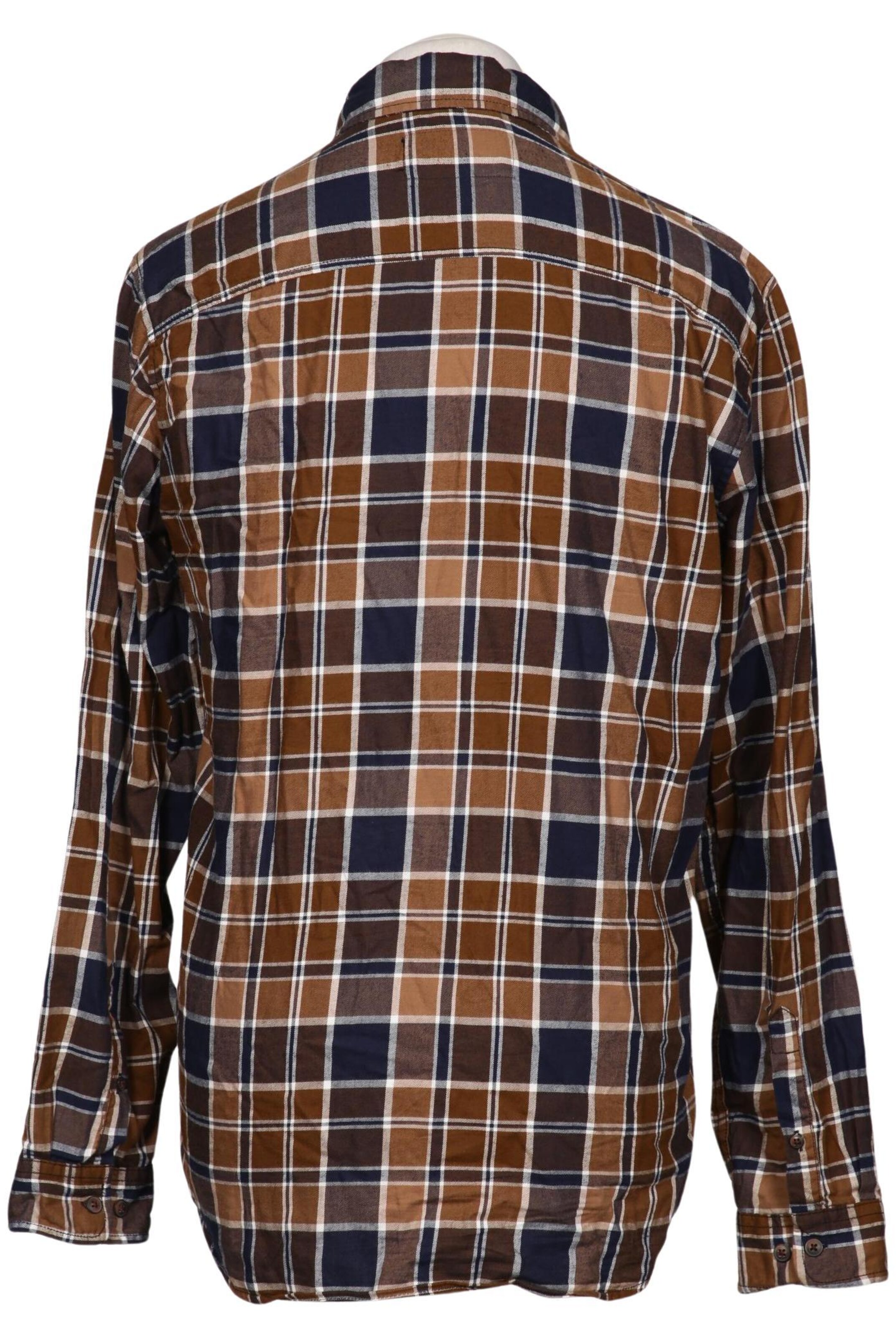 JACK & JONES Button Up Shirt in M in Brown