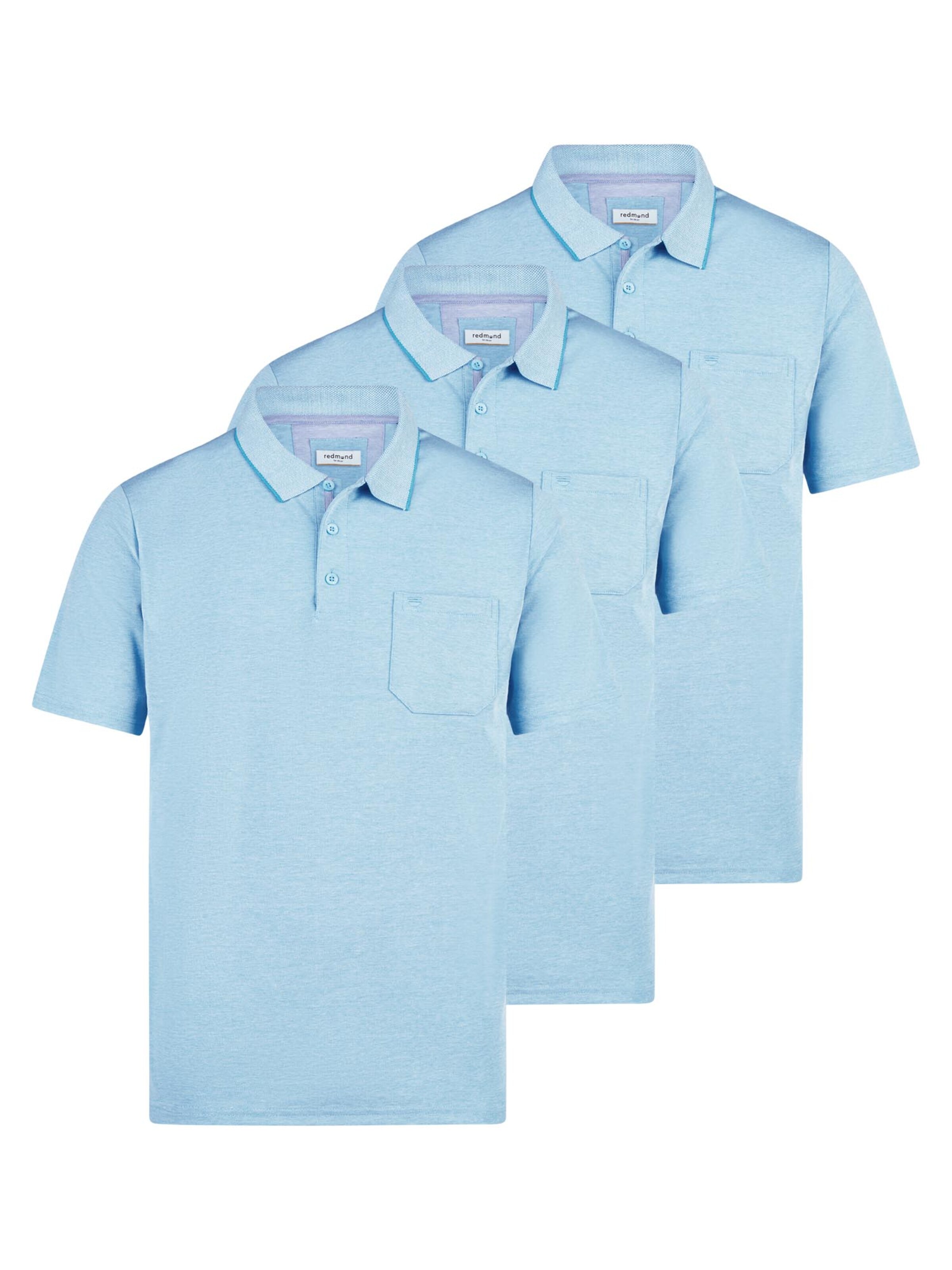 redmond Shirt 'Basic' in Blue: front