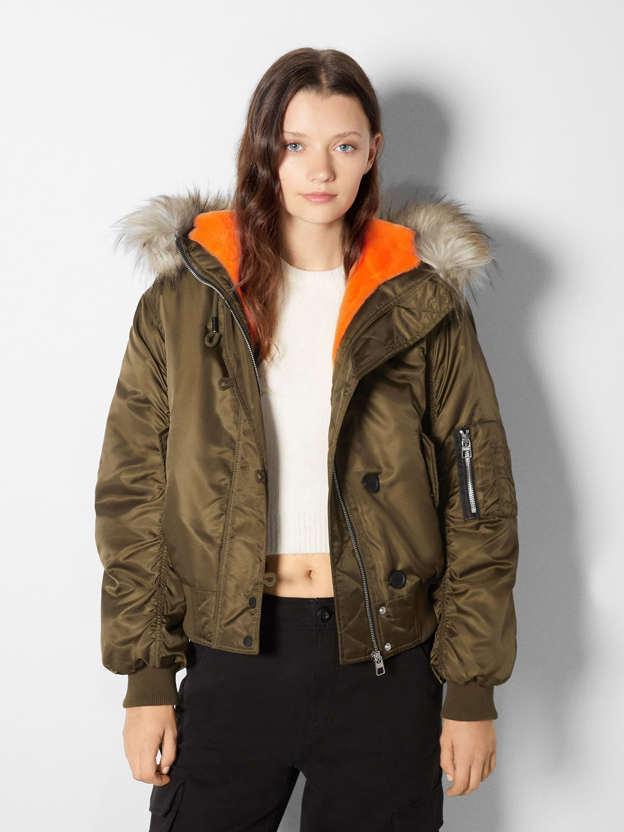 Bershka veste online fourrure