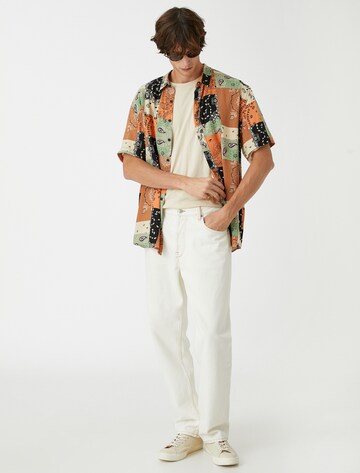 Koton Comfort fit Button Up Shirt in Orange