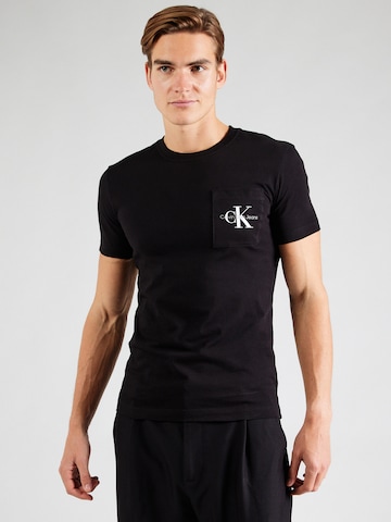 Calvin Klein Jeans Футболка в Черный: спереди