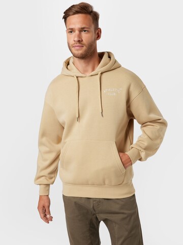 JACK & JONES Sweatshirt 'TOBIAS' in Bruin: voorkant