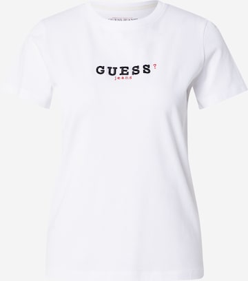 GUESS JEANS Shirt in White: front