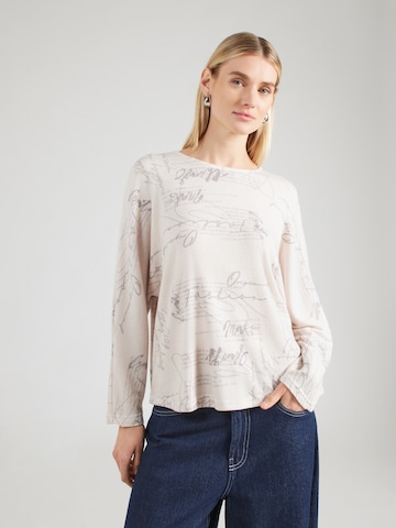 Pull-over 'Mi44na' ZABAIONE en beige : devant