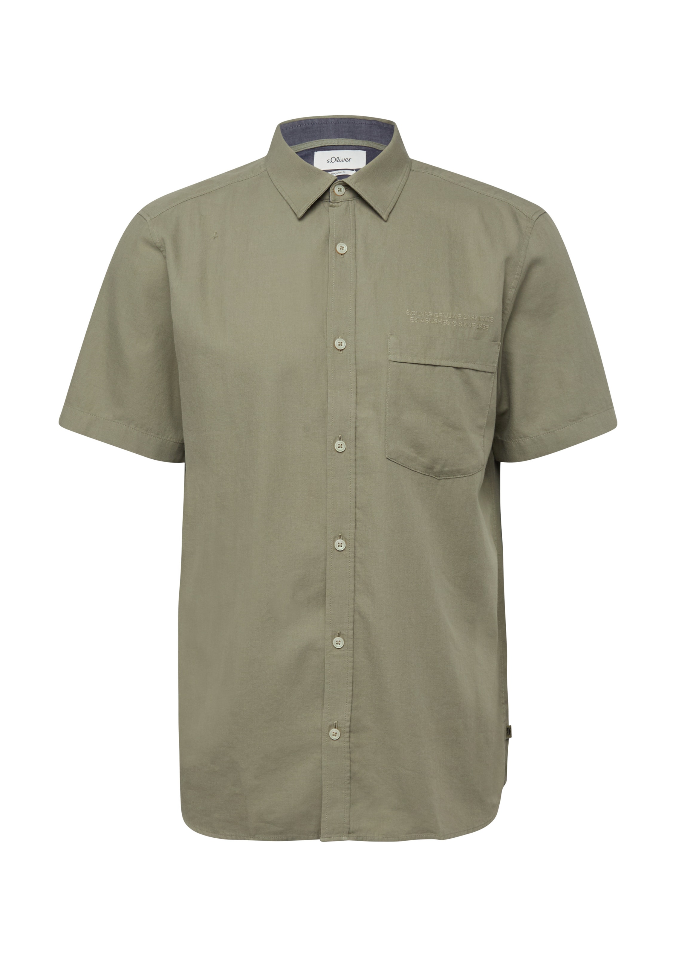 Chemise s.Oliver en vert : devant